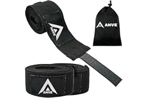 ANVE®️ Vendas Boxeo 100% Poliester + Bolsa de Almacenamiento | Vendas de Boxeo de 3 Metros para Boxeo, Muay Thai, Kick Boxing. etc.