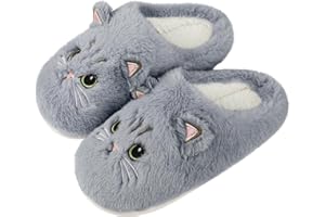 DOUUCO Kapcie damskie i męskie zimowe, miękkie pantofle dla kobiet, przytulne kapcie z pluszu, ciepłe pantofle domowe, antypoślizgowe kapcie Halloween i Boże Narodzenie, użytku wewnętrznego i zewnętrznego