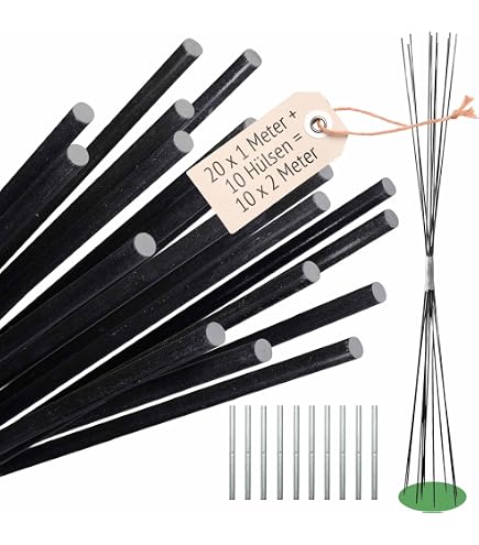 Bambusstbe 150-180 cm Tonkinstbe Rankhilfe Pflanzhilfe Pflanzstbe (20  Stck  15-18 mm x 150 cm) : Amazon.de: Garten