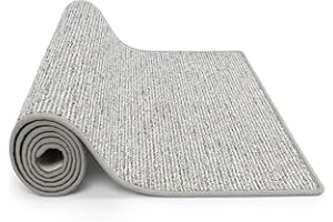 KARAT Alfombra de pasillo Geneva a medida, se vende por metros, pasillo, cocina, pasillo y salón (100 x 300 cm, gris plateado)