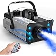 DELIBANG Fog Machine, 1200W Smoke Machine with 6 LED Lights, Wireless Remote Control for Halloween Parties, Decoration, Holiday Events, Wedding and Christmas