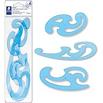 Studygraph Normograf - Technische Zeichenschablone Mit 62 Formen Für Architektur