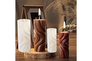 YRIHJIXQ 2pezzi stampi per candele per versare stampo in silicone per candele stampo in silicone per candele