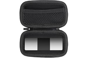 Hjärtskärmsfodral kompatibelt med AliveCor Kardia Mobile EKG, för KardiaMobile 6L, 6-ledad, 1-ledad personlig EKG skärm, för Apple och Android-enhet, pulsmätare, EVA hårt resefodral