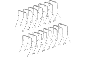 FEMONGY rouladenklammern edelstahl rostfrei 12 Stück kohlrouladen klammern, rouladenspieße, roladenklemmen, Rouladen Klammern als Perfekte Alternative zu Rouladennadeln oder Rouladenspieße