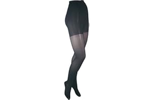 ITA-MED 20-22 mmHg Queen Black H-150 Sheer Pantyhose Compression - Pack of 2