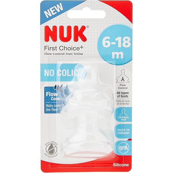 NUK First Choice Active 10255311 Lot De 3 Embouts Rigides Pour Kiddy