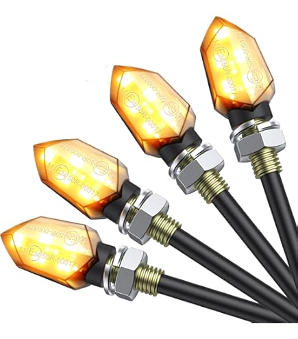 Indicatori Di Direzione Moto 5 LED - Mini Frecce E-MARK Omologate 12V Universali Per Scooter E Moto - Foto 8