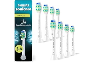 Philips Sonicare InterCare – oryginalna, wymienna końcówka do szczoteczki sonicznej, biała, ośmiopak, HX9008/87