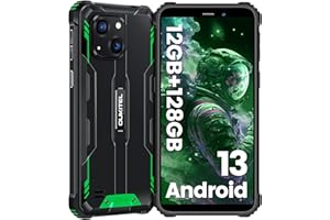 OUKITEL WP32 Outdoor Handy Ohne Vertrag, 12GB+128GB Smartphone, IP68 Wasserdicht, 6300mAh 6" HD+ Display Android 13 günstig Smartphone 4G, Octa Core Prozessor, 20MP Panorama Kamera, Dual SIM, OTG
