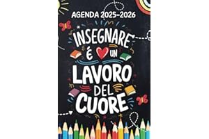 Regalo Maestra Fine Anno: Agenda insegnante Elementare Asilo Primaria , una settimana su 2 pagine , Originale