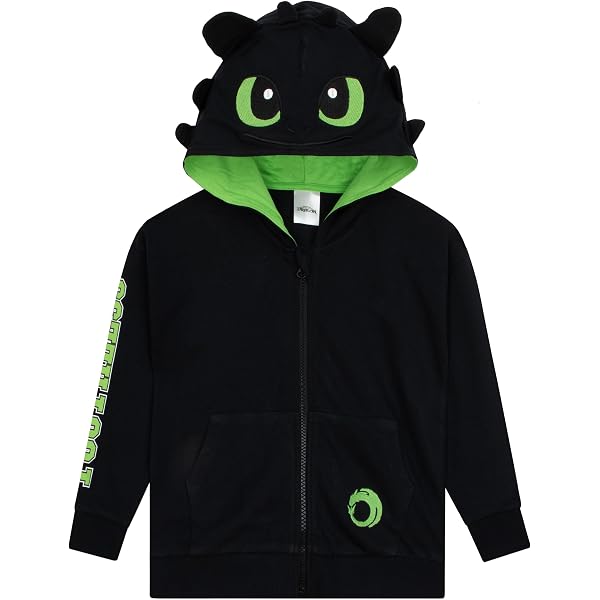 DreamWorks Dragons Toothless In Your Faux Pocket Sweat à Capuche - Design Pocket Dragon