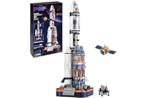 Sillbird Ideas Juego de construcción de cohete espacial, para adolescentes y adultos, niños creativos a partir de 8 años (863 piezas)