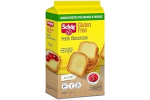 SCHÄR 3x Schar Fette Biscottate Senza Glutine Zwieback gebackenem Brot 260g Glutenfrei