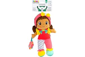 Moja przyjaciółka Jasmine LAMAZE. Zabawki dla dzieci 0-6 miesięcy, sensoryczne zabawki, miękkie i przytulne lalki dla dziewczynek zaprojektowane przez ekspertów, niezbędne dla noworodków i niemowląt