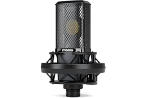 MAONO Micrófono USB Condensador PC, Micrófono Profesional 192KHZ/24BIT con Ganancia, Tecla para Mute, Micro para Streaming, Gaming, Podcast, Plug y Play para con PC, Móvil, Mac,PS (PM500T)