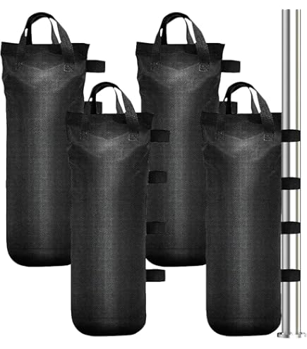8 Sandsäcke Für Pavillon & Zelt - UV-beständige Beschwerer Mit Klettverschluss Für Camping & Garten