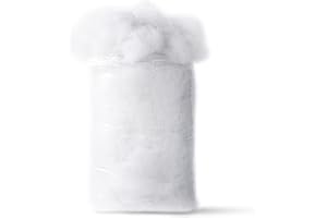 SLEEPYNIGHTS 1 KG Toy Stuffing Wadding Polyester Soft Batting White Filling Fibre