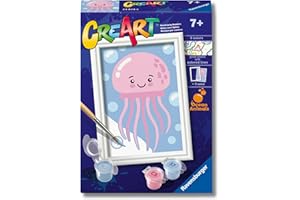 Ravensburger - Creart Serie F: Medusa | Pintar Con Números Niños 12x8,5cm | Juegos Creativos Niña 7 Años | Juegos Niños 7 Años O Más