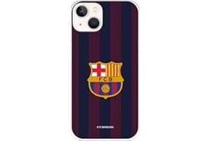 LA CASA DE LAS CARCASAS Funda para iPhone 14 del FC Barcelona Rayas Blaugrana para Proteger tu móvil. Carcasa para iPhone de Silicona Flexible con Licencia Oficial de Licencia Oficial FC Barcelona