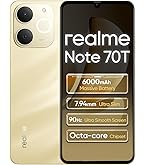 realme Note 70T 4 + 64GB Smartphone, Pantalla Eye Comfort de 6,75