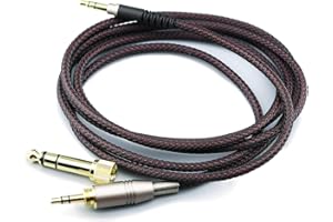 ABLET Cavo di ricambio compatibile con Audio-Technica ATH-M50xBT, ATH-AR3BTBK, ATH-SR50BT, ATH-ANC9, ATH-ANC7B, ATH-SR5BTBK, ATH-S700BT, 1,5 metri