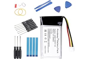 PONDWAY Batterie de rechange 350 mAh 3,7 V AHB571935PCT-03 compatible avec Sennheiser Flex 5000, RS 2000, RS 5000, Set 880, TR 2000, BAP 800, CP-SN800 sans fil batterie Li-polymère + outil de