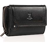 MATADOR Damen Geldbörse Aus Echtleder - Braun Mit RFID Schutz & 36 Kartenfächern