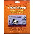 BHAKTI SHRINGAR Rudraksha Brown Certificate Lab Test & X-ray Report with Silver Capping| Rudraksha Pendant for Men & Women