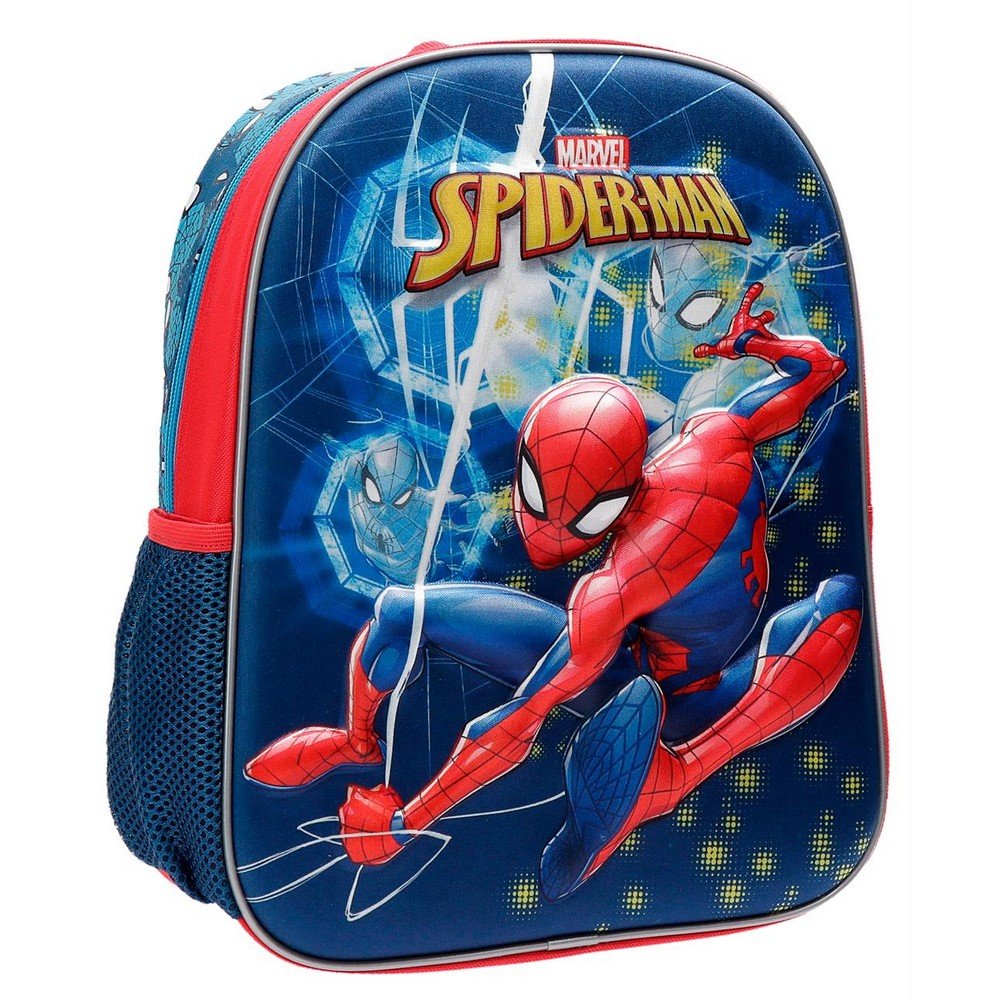 Kindergartenrucksack-3D-Effekt-33-cm-Spiderman-Neo