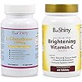 BeShiny L-Glutathione Intracellular Antioxidant 1000mg (60 Capsules) and Vitamin C 1000mg (60 Tablets) — Even Tone Skin Bundle