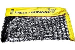 Wilson Rakieta Minions Junior Eyes, dla dzieci i młodzieży, włókno szklane/EVA, 300 g, żółty/czarny, WR070611U0