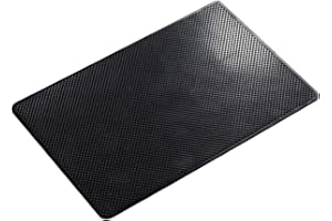 SNUGZEST 2 PCS Anti-Slip Car Dash Sticky Pads 10.6x5.9 in,Car Dashboard Non Slip Mats,Car Pad Dashboard Holder Universal Car Accessories for Cell Phone Sticky(COLOR:Black)