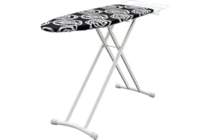 Cofan Tabla de Planchar Grande | Peso 9kg | Color Negro | Plegada 161 cm x 44,5 cm x 10 cm | Altura 94 cm (Abierta) | Área de Planchado 125 cm x 42 cm