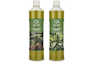 COSADOR THINGS YOU WILL LOVE Cosador Hanf- & Cannabis-Dünger Konzentrat Set – 0,75L Wachstumsdünger & 0,75L Blütendünger, Für ca. 218L Wasser, Indoor/Outdoor, Ideal NPK-Balance, Mineralische Nährstoffe