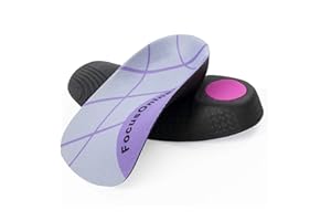 ROORUNS Solette Scarpe di Supporto per Arco a 3/4 di Lunghezza, Planter Fasciitis Solette Scarpe Antinfortunistiche, Plantare Ortopedico in EVA per Piedi Piatti, Dolore Allo Sperone Calcaneare del Piede