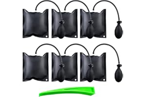 MITENING Pompa Ad Aria Cuneo, 6 Pezzi Air Wedge Pump Portare Cunei, Air Wedge Pump Wedge Kit, Cuneo Cuscino Pompa, Cuneo D'aria Ad Aria, Pompa Ad Aria Cuneo Cuscino Sollevatore per Finestrini Sportelli Auto