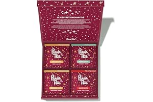 Panda Tea - Coffret Enchan-thé 20 sachets - Coffret Cadeau Thé & Tisane de Noel Bio - Assortiment de Thés et Infusions Gourmands Hiver - Idée Cadeau à Offrir pour Noël