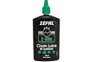 Zefal E-Bike Lube - Lubrificante per catene di biciclette elettriche - Grasso per biciclette - Olio per catene di biciclette - 120 ml