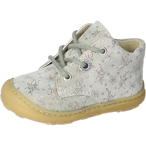 Pepino Winterstiefel Mädchen RICOSTA Mädchen Stiefel Cory, Baby Und Kleinkinder Lauflernschuhe, Weite: WEIT, Lose Einlage, Terracare, Schnürstiefel, Kies/rosa (670), 19 EU 22 Weit