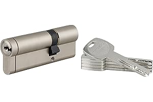 THIRARD - Cylindre De Serrure 30 X 60 mm Nickelé - Transit 1 - Dimensions : 30x60 - Cylindre Profile - Transit - Profil européen laiton Mécanisme à 6 goupilles