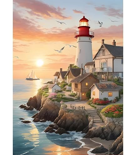 Bateau 5d Diy Kits Broderie Diamant Diamond Painting MJ8403