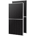 WAAREE II TOPCON N-Type 580 Watt II 144 Cells Framed Dual Glass Bifacial Solar Panel II VOC 49.88 V II 30 Years Performance Warranty II 580 X 580, 1160 Watt, 1.1kW II TOPCON N-Type Pack of 2 II