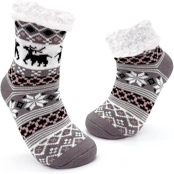 LOFIR Chaussettes Hiver Pour Femmes Chaussettes Chaudes Thermiques, Chaussettes Fantaisie Avec Motif Animal Pour Femmes Filles Chaussettes épaisses, Taille 35-41, 5 Paires