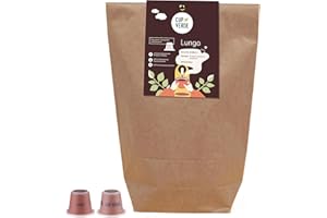 CUP VERDE – 100 kapsułek Nespresso* z kawą pochodzącą z regeneracyjnego źródła do przygotowania kawy W 100% neutralne dla klimatu, uczciwy handel, delikatnie palenie, mocny smak, mało opakowań Lungo