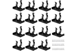 XIYING 15 Pcs Kitchen Plinth Clips, Kickboard Clips, Kick Board Plinth with Attaching Bracket with 30 Screws for Secure Kickboard Installation