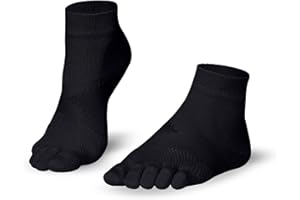 KNITIDO Marathon TS Chaussettes à orteils sport avec support du pied et système anti-ampoules
