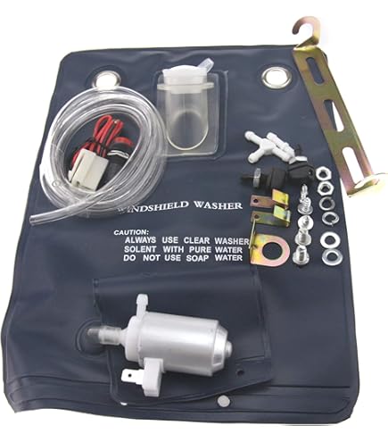 Scheibenwaschanlagen Set Waschanlage Pumpe Düsen Schlauch 1,2 Ltr. 24, 35,99