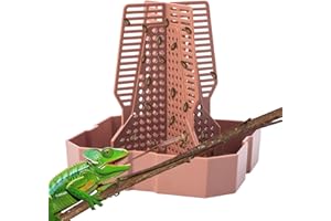 SLSON Reptil Emulation Fang und Futterschale, Reptil Interesse Futterschale, Kunststoff Fang Schüssel für Reptil/Echse,Plug in Art Futterschale, Reptil Fütterungszubehör