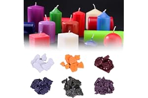 KARELLS Candele Tintura,Candele di soia Fai da Te,Coloranti per Candele,Coloranti per Fabbricazione Candele,Colori per candele,Fabbricazione di Candele,6 colori x 5 g